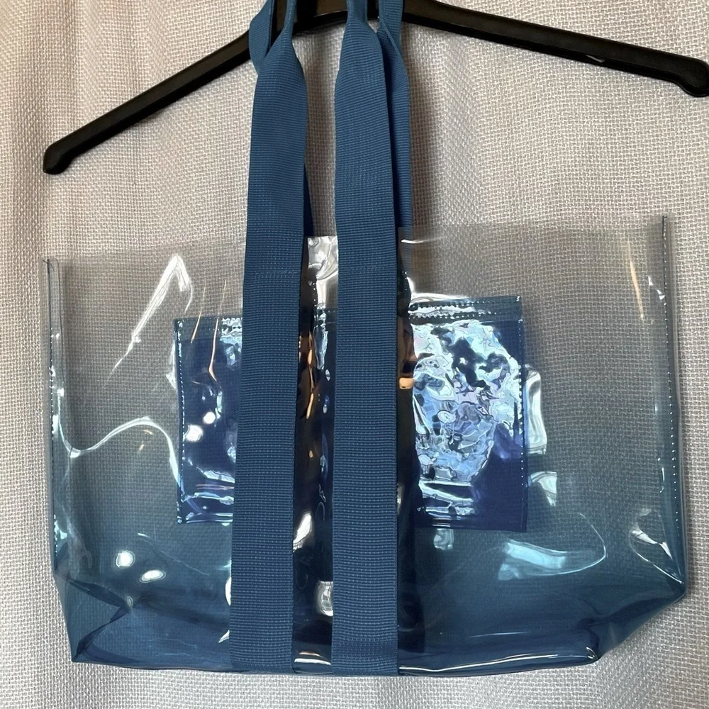 Clear plastic tote bag - Picture 1 of 2
